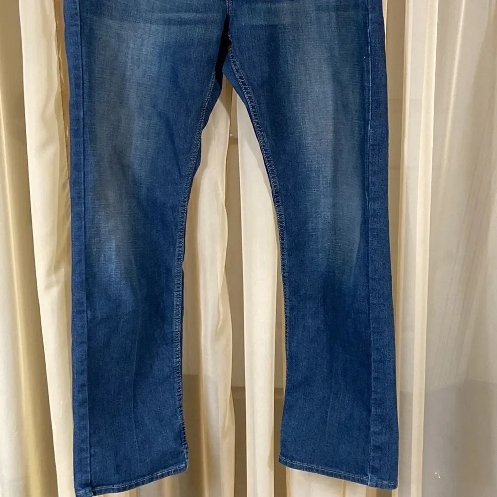SIGNATURE LEVI STRAUSS & CO S61 RELAXED MEN BLUE Jeans SIZE 32X32